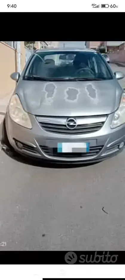 Usata Opel Corsa 75 CV (55 kW) 2009 Grigio Utilitaria