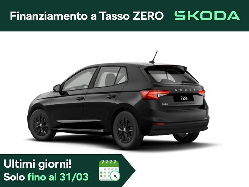 Nuova Skoda Fabia 95 CV (69 kW) 2026 Nero tulipano perlato Utilitaria