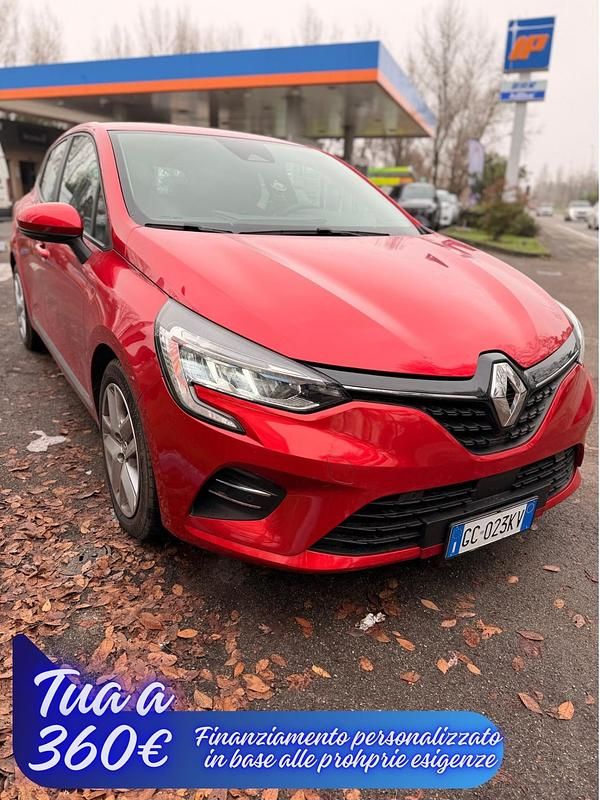 Usata Renault Clio V Zen 86 CV (63 kW) 2020 Rosso Berlina