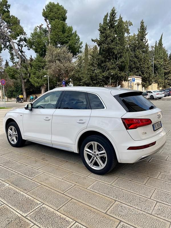 Usata Audi Q5 S-Line 190 CV (139 kW) 2018 Bianco SUV