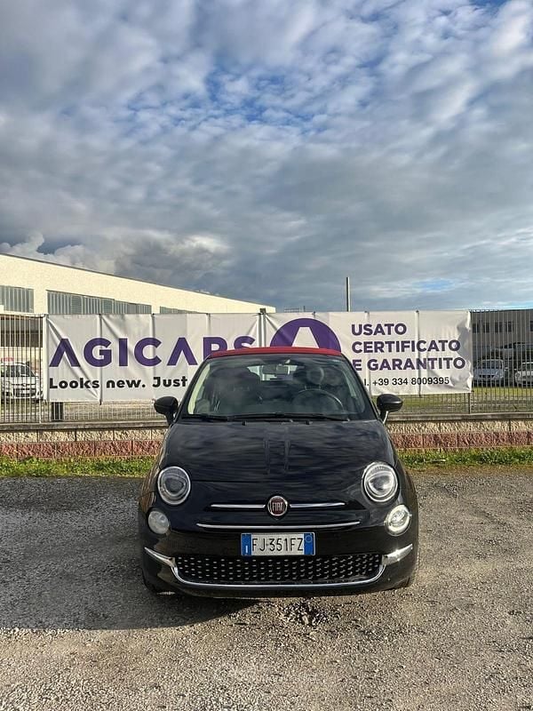 Usata Fiat 500C 69 CV (50 kW) 2017 Nero Cabrio