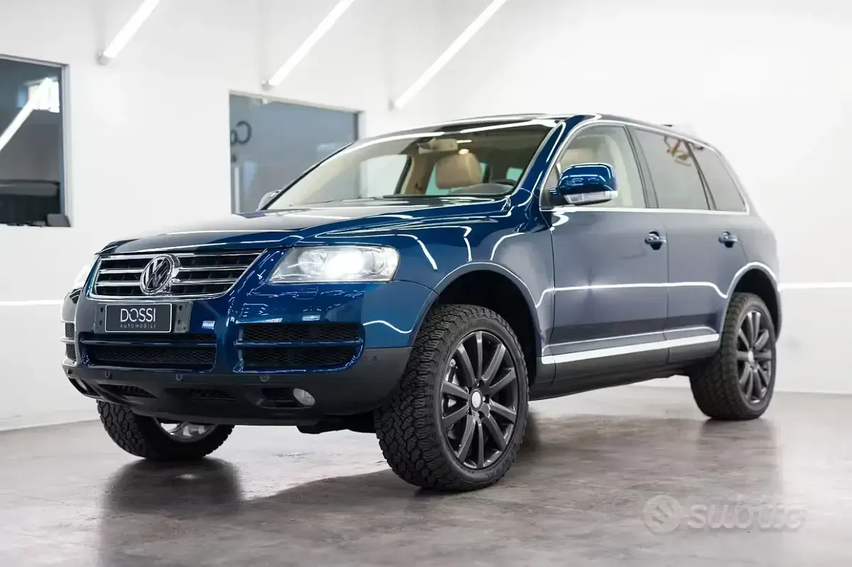 Usata VW Touareg 310 CV (228 kW) 2006 Blu SUV