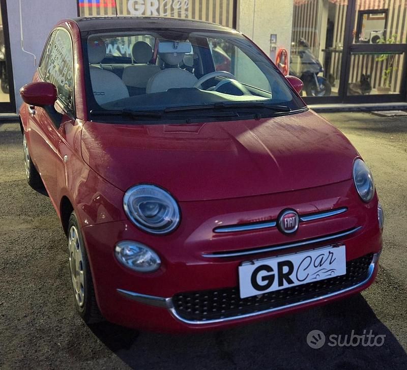 Usata Fiat 500 Lounge 60 CV (44 kW) 2018 Rosso Berlina