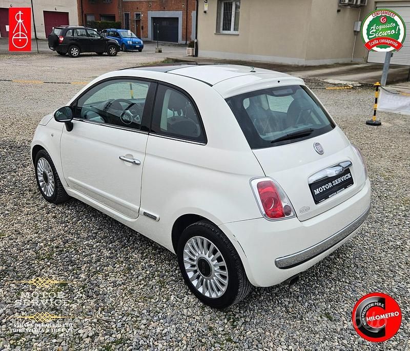 Usata Fiat 500 Lounge 69 CV (50 kW) 2012 Bianco Berlina