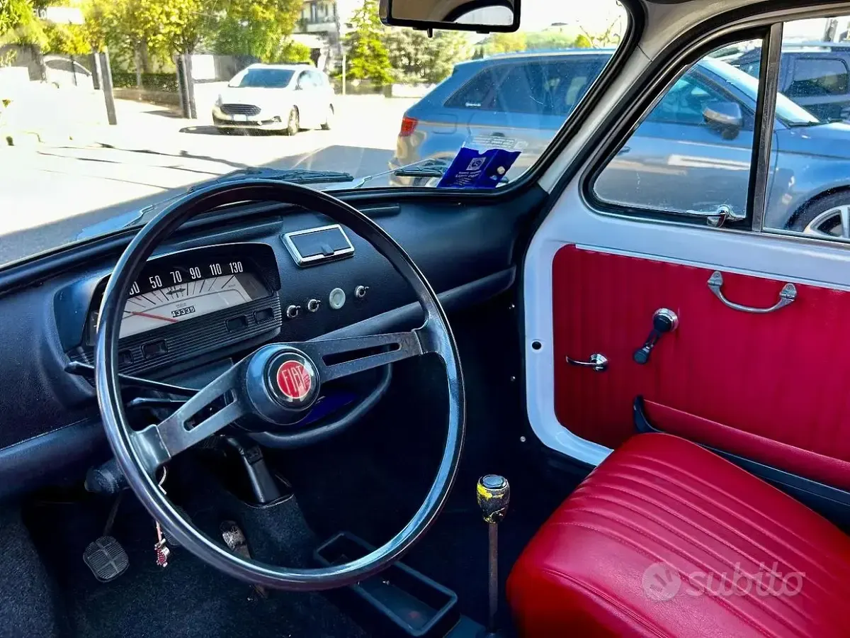 Usata Fiat 500 18 CV (13 kW) 1970 Bianco Utilitaria