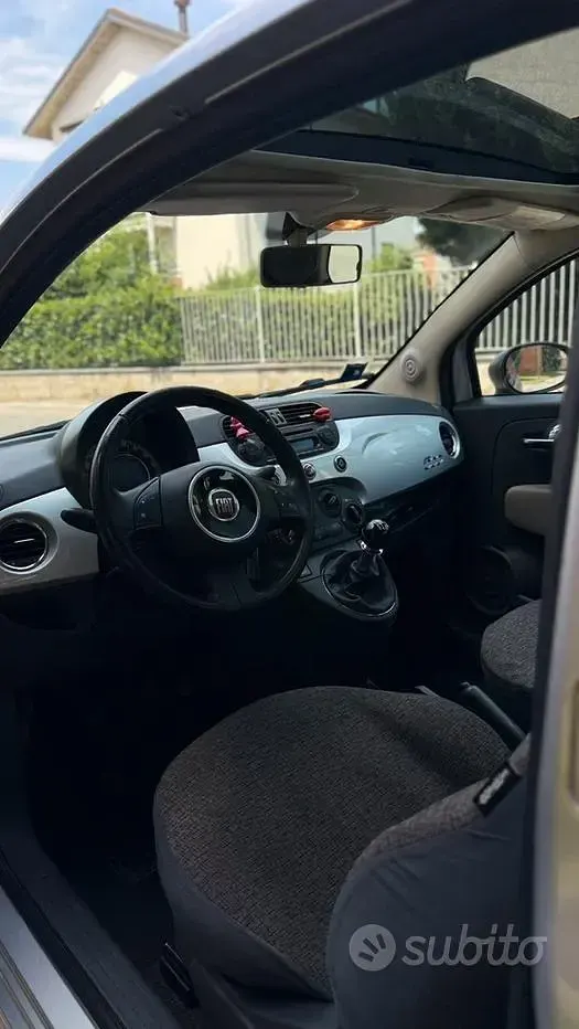Usata Fiat 500 69 CV (50 kW) 2011 Grigio Coupé