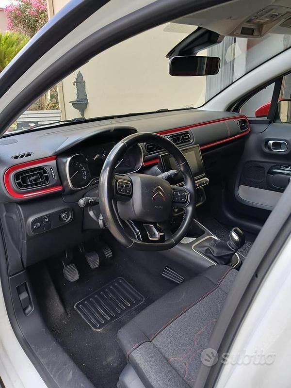 Usata Citroën C3 100 CV (73 kW) 2019 Bianco Utilitaria