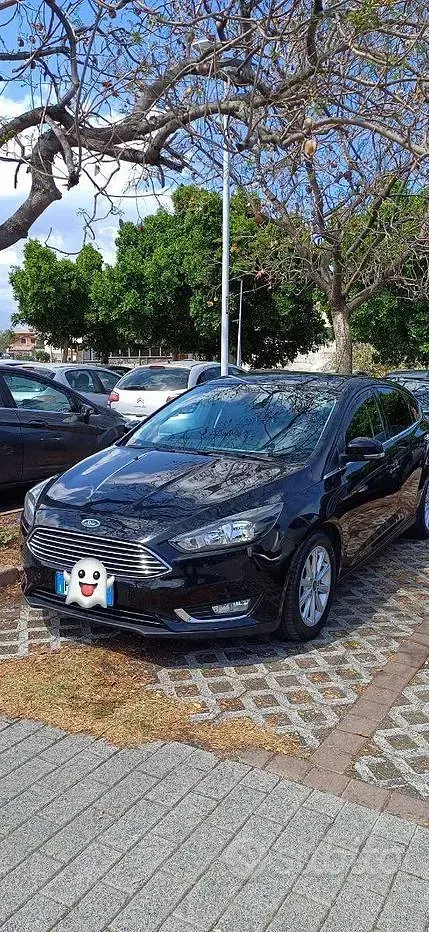 Usata Ford Focus Titanium 120 CV (88 kW) 2017 Nero Berlina
