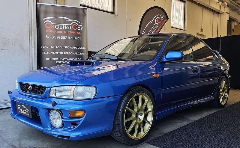 Usata Subaru Impreza 280 CV (205 kW) 1999 Blu/azzurro Berlina