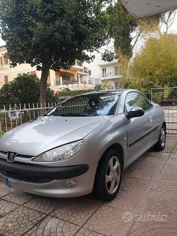 Begagnad Peugeot 206 CC 109 HK (80 kW) 2001 Grå Cab