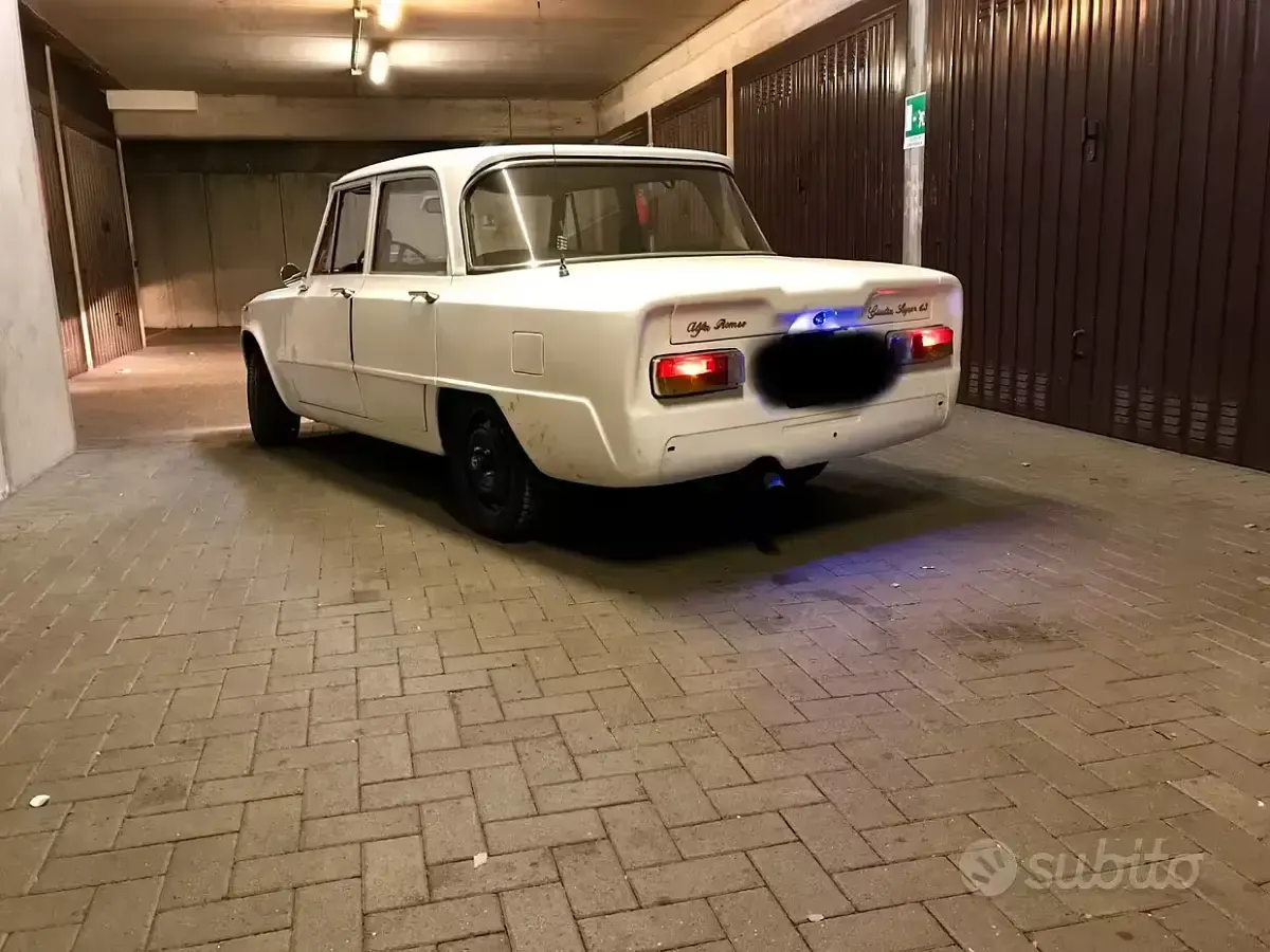 Usata Alfa Romeo Giulia 1300 Super 1970 Bianco Berlina