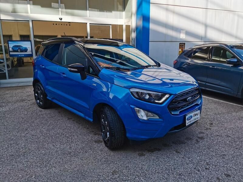 Usata Ford Ecosport ST-Line 125 CV (91 kW) 2021 Blu/azzurro SUV