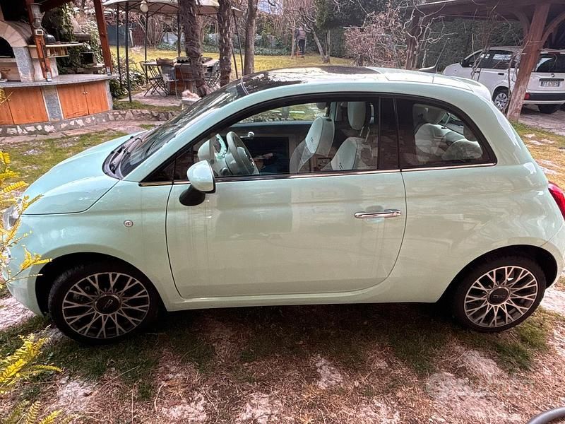 Usata Fiat 500 Lounge 69 CV (50 kW) 2018 Verde Utilitaria