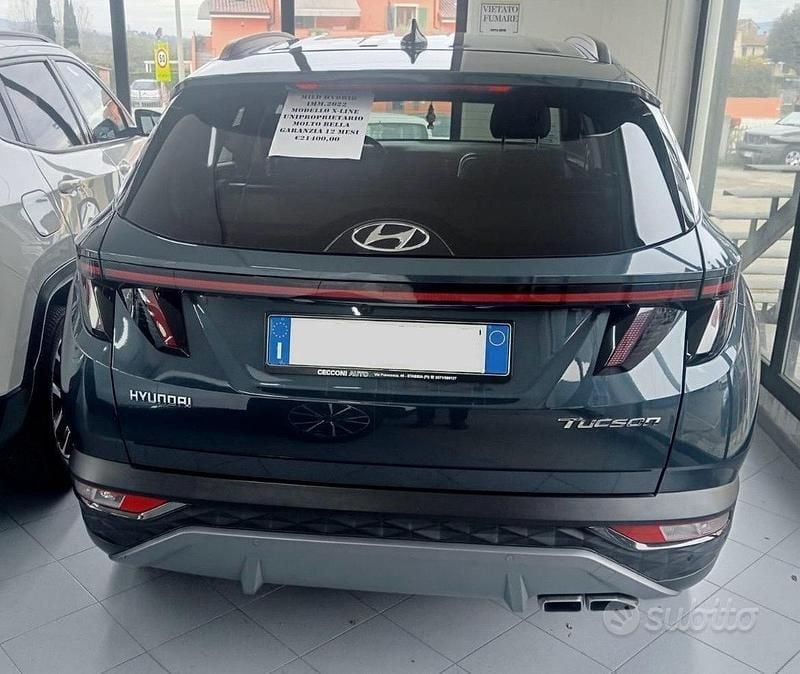 Usata Hyundai Tucson 136 CV (100 kW) 2022 Blu SUV