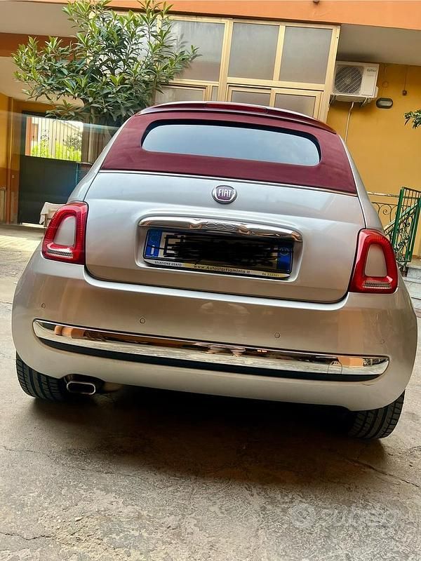 Usata Fiat 500 Lounge 95 CV (69 kW) 2012 Grigio Cabrio