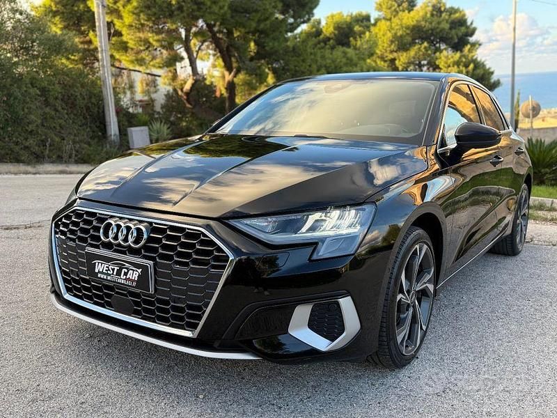 Usata Audi A3 Advanced 116 CV (85 kW) 2022 Nero Berlina