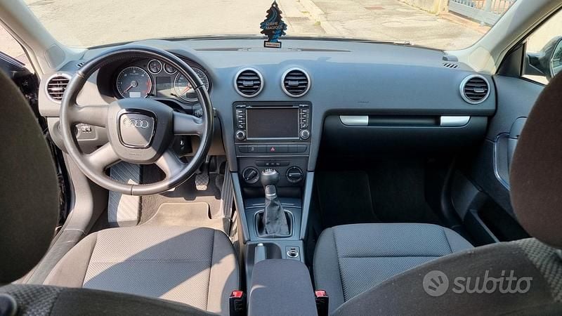 Usata Audi A3 Ambiente 90 CV (66 kW) 2012 Nero Utilitaria