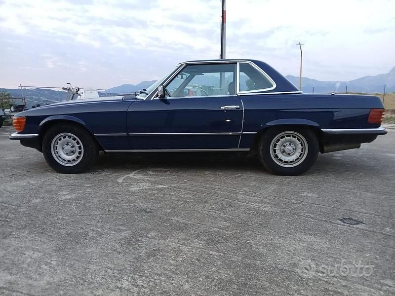 Usata Mercedes SL280 1981 Blu Cabrio