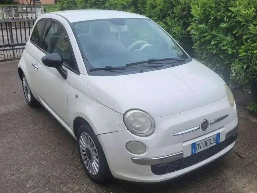 Usata Fiat 500 Pop 69 CV (50 kW) 2009 Bianco Cabrio