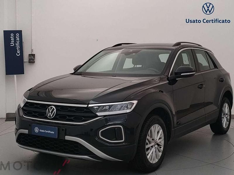 Usata VW T-Roc Life 110 CV (80 kW) 2022 Nero SUV