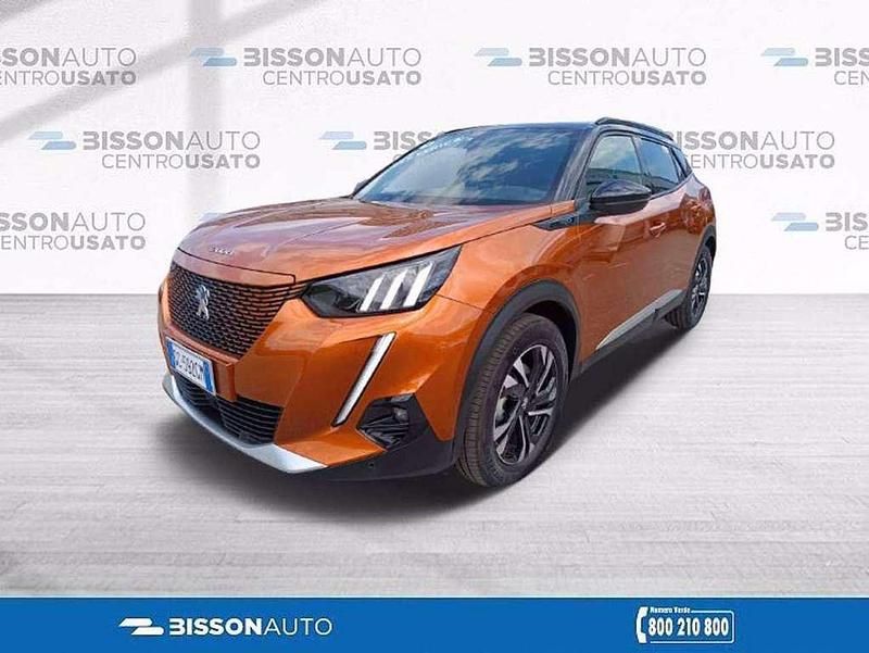 Arancione Usata 2020 Peugeot e-2008 GT-line SUV | 18.900 € (Molto cara) - Immagine 1/4