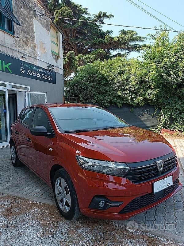 Usata Dacia Sandero 2022 Rosso Utilitaria