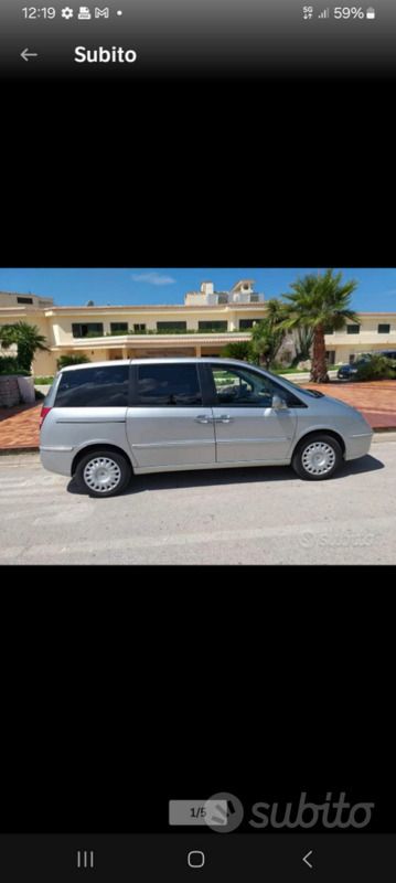 Usata Lancia Phedra 2006 Grigio Monovolume