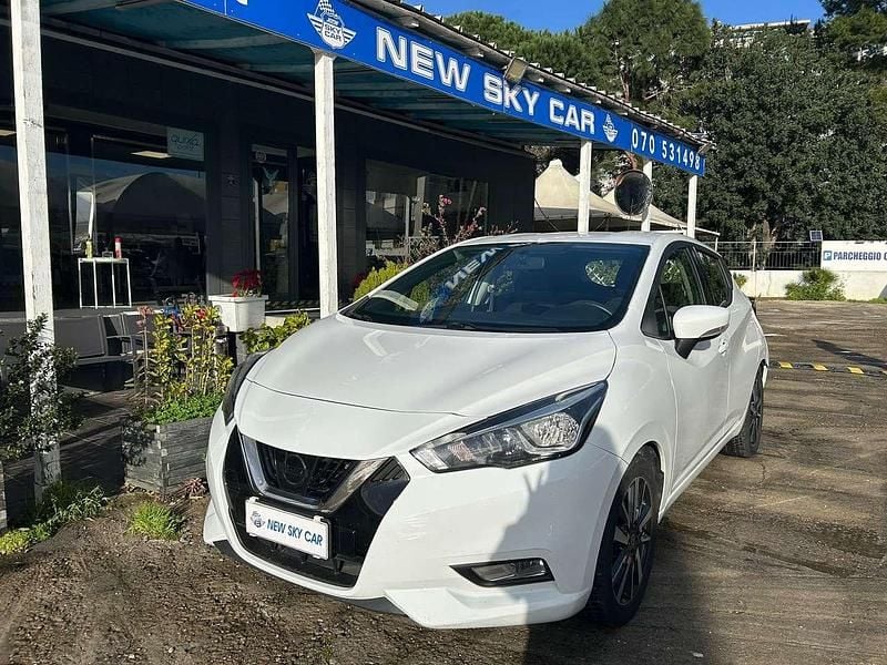 Usata Nissan Micra Acenta 71 CV (52 kW) 2019 Bianco Utilitaria