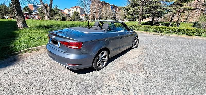 Usata Audi A3 Cabriolet Sport 150 CV (110 kW) 2017 Grigio Cabrio