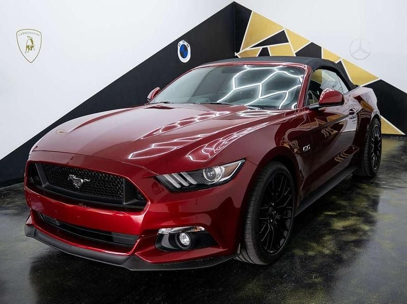 Usata Ford Mustang GT 421 CV (309 kW) 2017 Rosso Cabrio