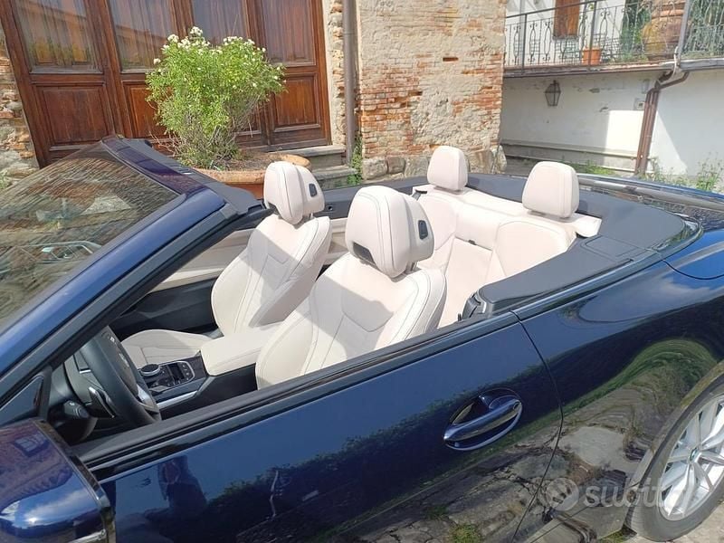 Usata BMW 420 Cabriolet Sport Line 184 CV (135 kW) 2023 Blu/azzurro Cabrio