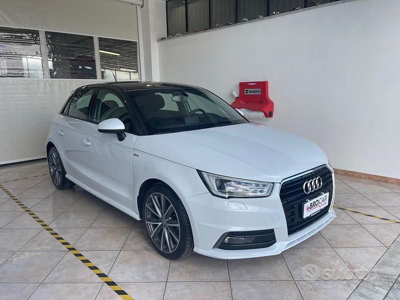 Usata Audi A1 S-Line 90 CV (66 kW) 2017 Bianco Utilitaria