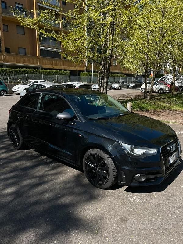 Usata Audi A1 S-Line 86 CV (63 kW) 2014 Nero Utilitaria