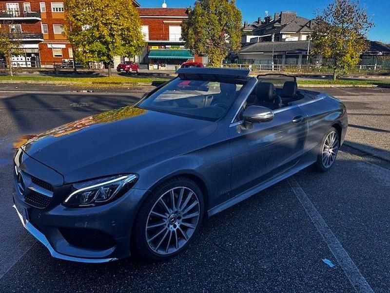 Usata Mercedes C220 Premium 170 CV (125 kW) 2018 Grigio Cabrio