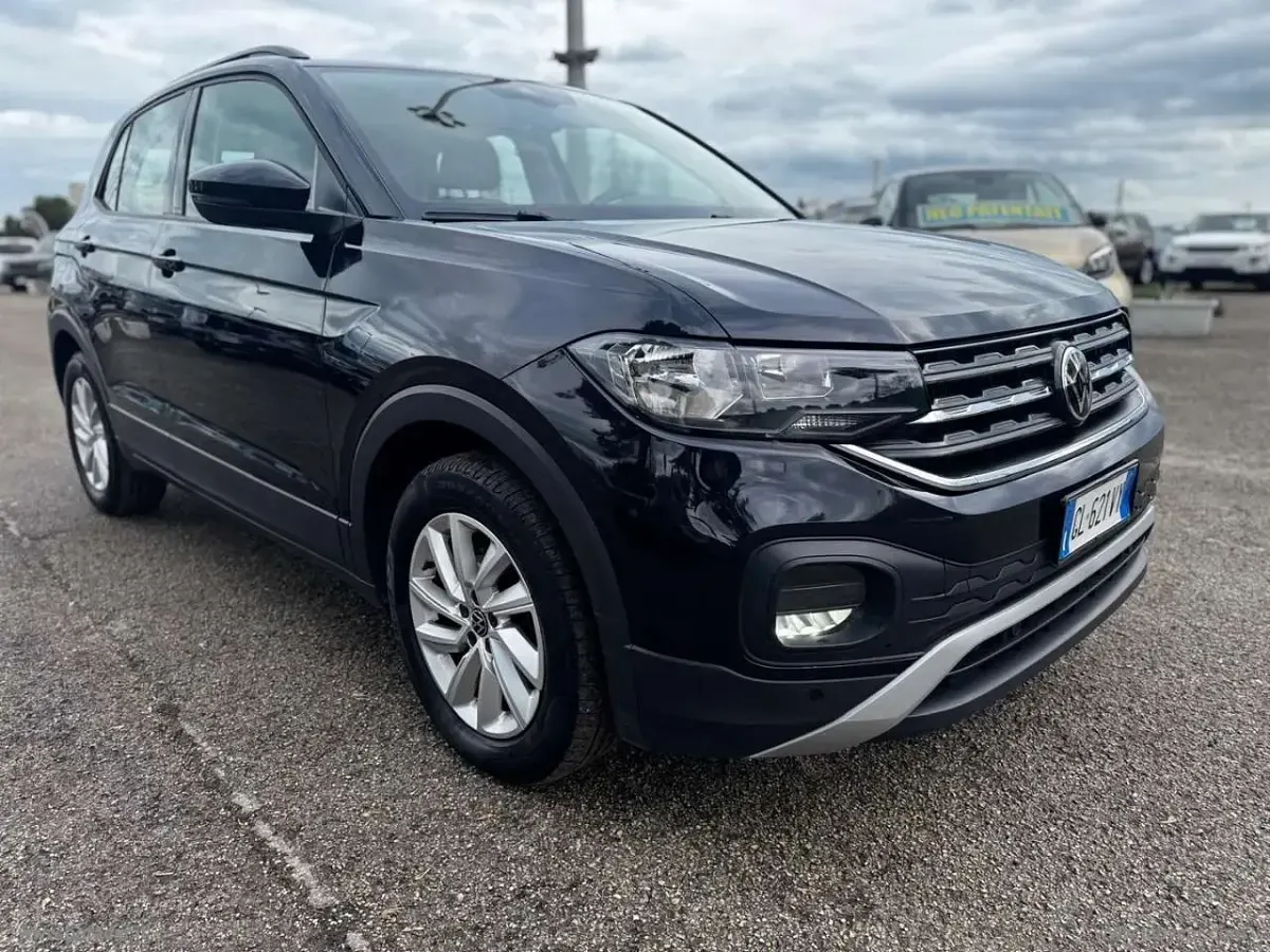 Usata VW T-Cross Advance 110 CV (80 kW) 2022 Blu SUV