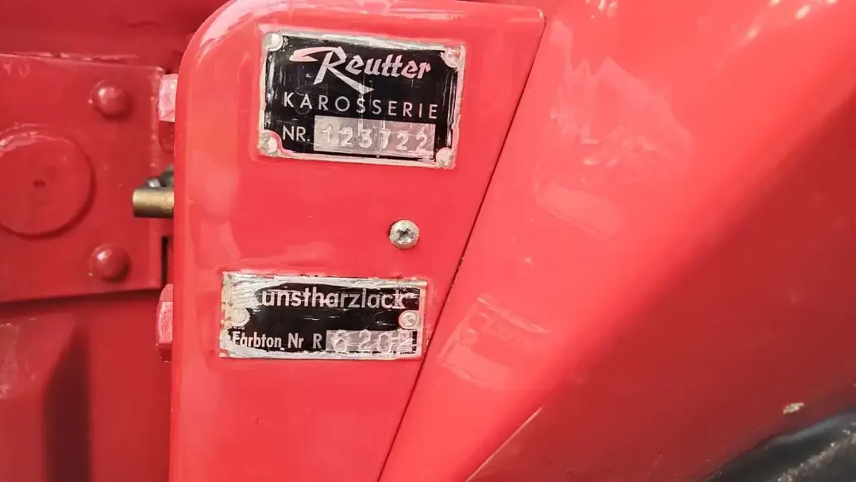 Usata Porsche 356 B 90 CV (66 kW) 1963 Rosso Coupé