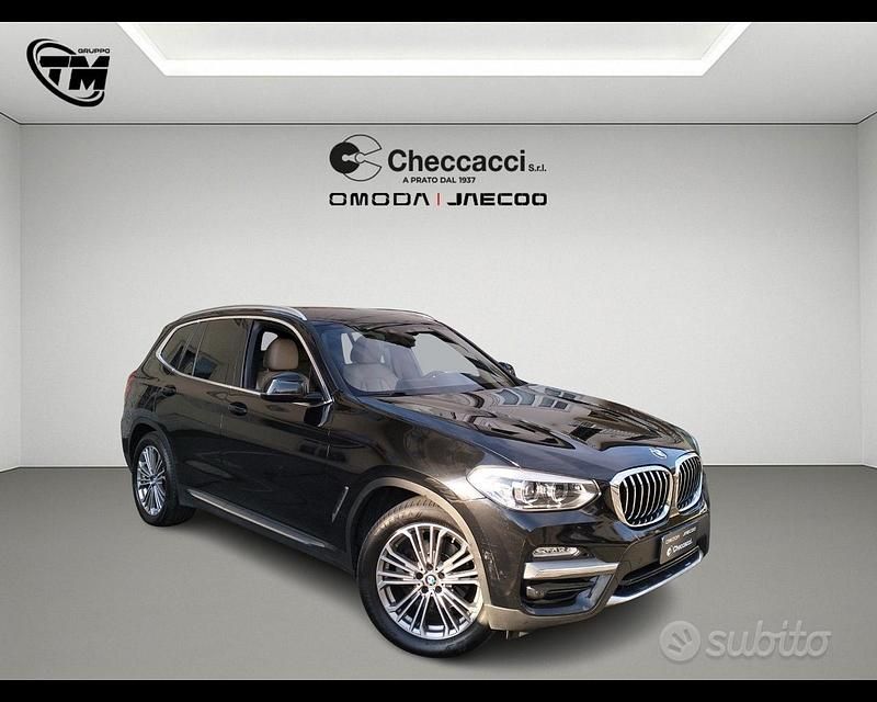 Usata BMW X3 Luxury Line 190 CV (139 kW) 2020 Nero SUV