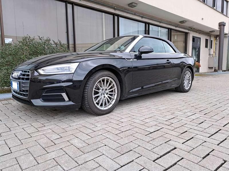 Usata Audi A5 Cabriolet Sport 190 CV (139 kW) 2017 Nero Cabrio