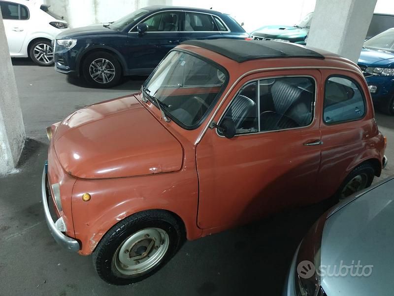 Usata Fiat 500 1970 Rosso Utilitaria