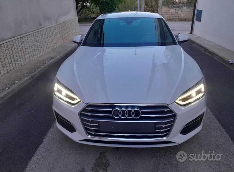 Usata Audi A5 Ambiente 150 CV (110 kW) 2019 Bianco Coupé
