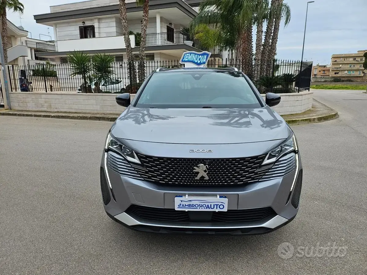 Usata Peugeot 3008 GT 131 CV (96 kW) 2021 Grigio SUV