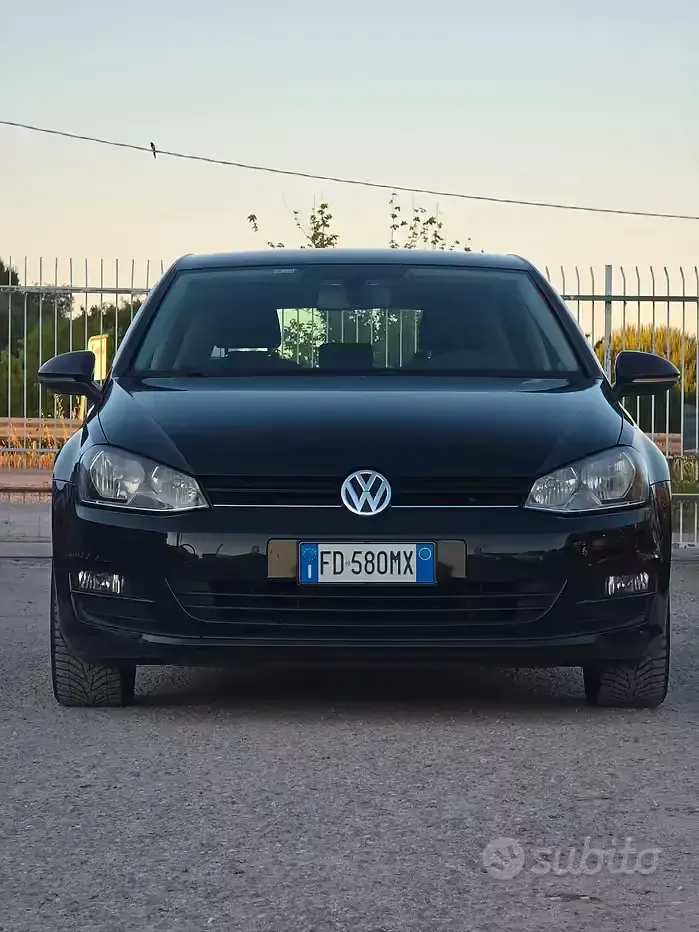 Usata VW Golf VII Comfortline 110 CV (80 kW) 2016 Nero Berlina