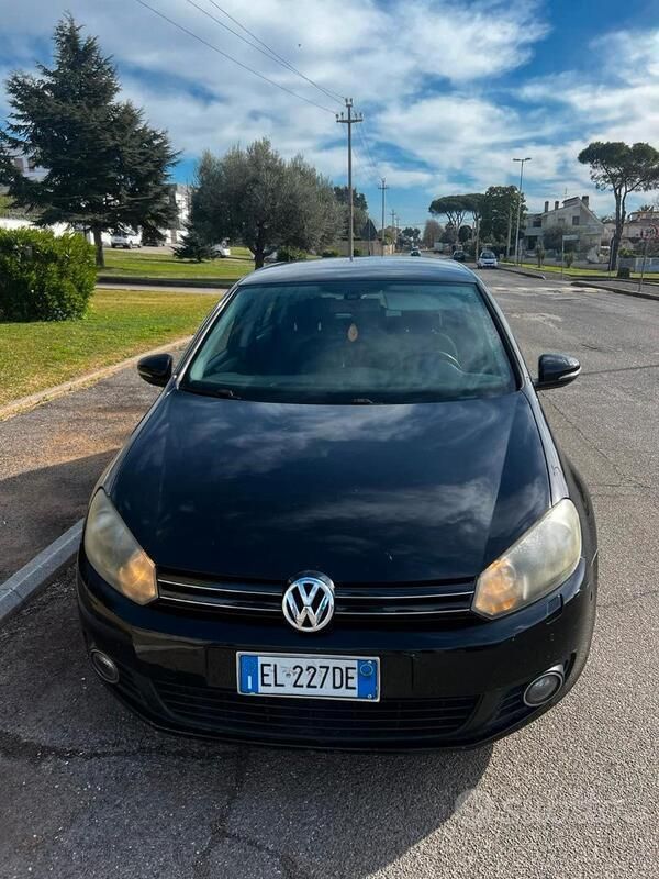 Usata VW Golf VI Highline 105 CV (77 kW) 2011 Nero Utilitaria