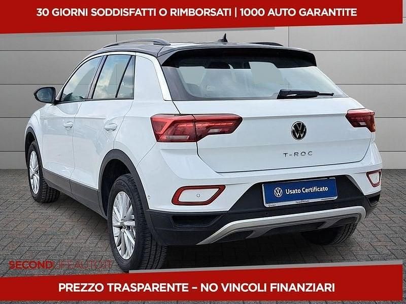 Usata VW T-Roc Life 116 CV (85 kW) 2023 Bianco SUV