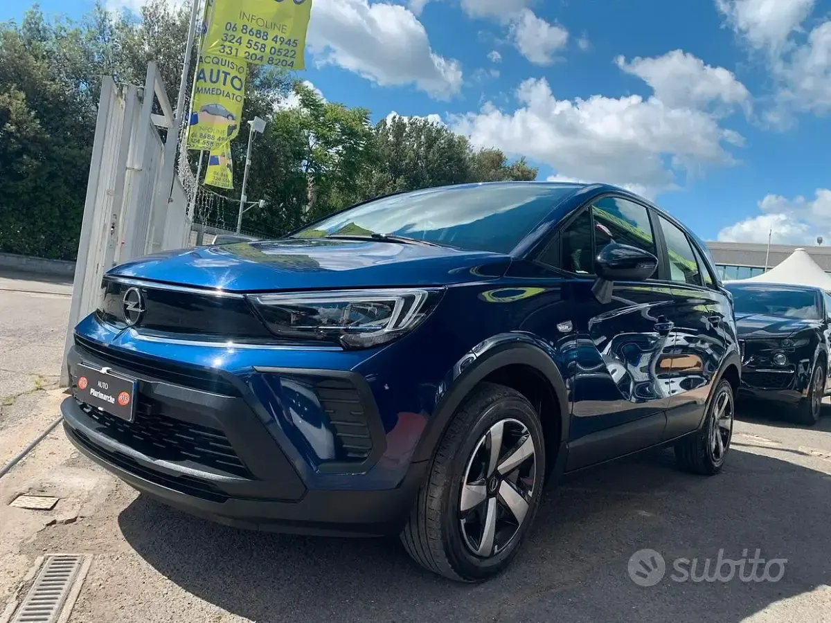 Usata Opel Crossland Edition 110 CV (80 kW) 2023 Blu/azzurro SUV