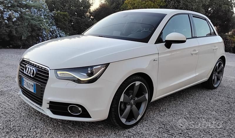 Usata Audi A1 S-Line 86 CV (63 kW) 2014 Bianco Utilitaria