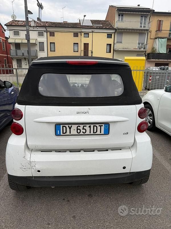 Begagnad Smart ForTwo Cabrio 45 HK (33 kW) 2009 Vit Cab