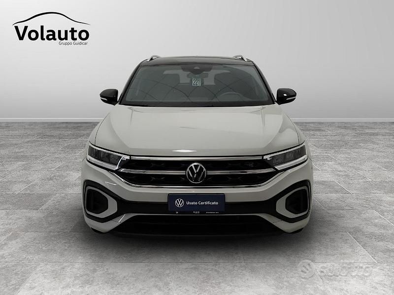 Usata VW T-Roc R-line 110 CV (80 kW) 2022 Beige SUV