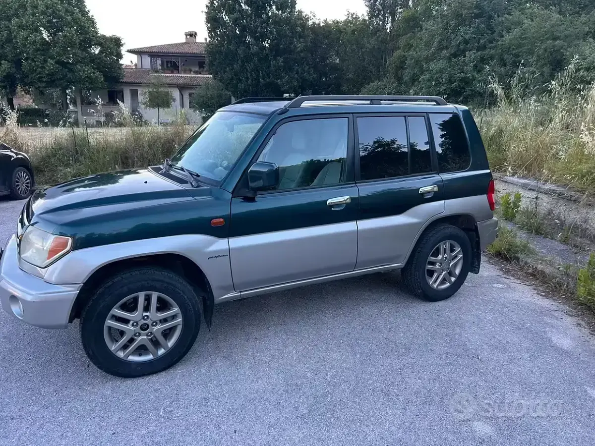 Usata Mitsubishi Pajero 114 CV (83 kW) 2003 Verde SUV