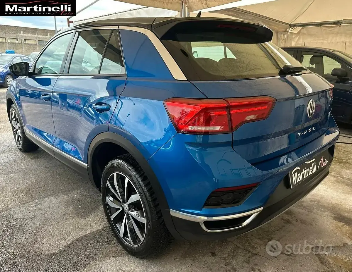 Usata VW T-Roc Advance 116 CV (85 kW) 2020 Blu SUV